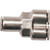 6 mm Tube O.D., Push Connect, Metric Union Y - 1107X6M 6