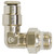 4 mm Tube O.D. x 1/8" Thread Size, Push Connect, Metric Male Elbow Swivel (Universal BSPT/BSPP) - 1169X4MX2PTS 4