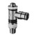 3/8" Tube O.D. x 3/8 NPTF, Push Connect, Flow Controls SCU - A55SCUX6X6 3/8"