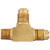 1/4" Tube O.D. x 1/8" MPT, SAE 45 Degree Flare Male Run Tee 1/4"
