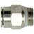 1/2" Tube O.D. x 1/4" MPT, Push Connect Plus Male Connector - 1168PX8X4 1/2"