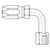 1/4" JIC 37 Deg Female Swivel Long Drop 90 Deg, 247 N Series, Field Attachable Hose Fittings 1/4"