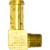 1/8" x 3/8" Male Pipe Rigid 90 deg Elbow, 057 B Series, Field Attachable Hose Fittings - 05706BC02 1/8"