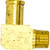 3/8" x 3/8" Male Pipe Rigid 90 deg Elbow, 057 B Series, Field Attachable Hose Fittings - 05706BC06 3/8"