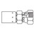 1/2" x 3/8" JIC 37 deg Female Swivel, Coll-O-Crimp E Series Hose Fittings - 06E608 1/2"