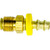 1/4" x 5/16" Inverted Male Swivel, 100 B Series, Field Attachable Hose Fittings 1/4"