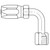 3/8" SAE 45 Deg Female Swivel Long Drop 90 Deg, 247 N Series, Field Attachable Hose Fittings 3/8"