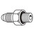 1/4" x 1/4" Male BSPP to Male 37 Degree SAE, BSP Connectors, Hose Adapters 1/4"