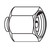 3/8" Cap, Steel Flareless Ermeto Connectors, Hose Adapters - 7129X6 3/8"