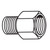 1/8" x 1/4" Adapter, Steel Hose Adapters 1/8"