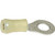 12-10 AWG, 1/4" Stud Size, Ring Terminal, Nylon Insulation 12-10