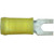 12-10 AWG, #6 Stud Size, Fork Terminal, Nylon Insulation 12-10