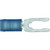 16-14 AWG, #6 Stud Size, Long Spring Fork Terminal, Nylon Insulation 16-14