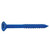 3/16" x 3-1/4" Concrete Screw, Blue - Flat Phillips Head 3/16"