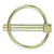 7/16" x 1-1/2" Lynch Pin, Zinc Plated 7/16"