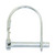 1/4" x 2-1/2" Round Snap Pin, Zinc Plated 1/4"