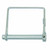 1/4" x 2-1/2" Square Snap Pin, Zinc Plated 1/4"