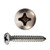 #8-18 x 3/4" Phillips Oval Head Sheet Metal Screw, 18-8 Stainless Steel #8-18