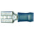 22-18 AWG Receptacle, Nylon Insulated Quick Disconnect - Mating Tab .187 x .020 22-18