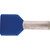 14 AWG, 8 mm Barrel Length Twin Ferrule Connector - Blue 14