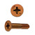 #10-32 x 1-17/32" 100 Degree Flat Head Structural Machine Screw, Low Carbon Steel #10-32