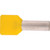 10 AWG, 8 mm Barrel Length Twin Ferrule Connector - Yellow 10