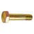 1/4 in-28 x 15/32" AN4 Hex Head Airframe Bolt, Cadmium Plated, Undrilled Shank 1/4