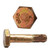 #10-32 x 17/32" AN3 Hex Head Airframe Bolt, Cadmium Plated - Undrilled Shank #10-32