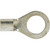 6 AWG, Ring, 1/2" Stud, Copper Non-Insulated Brazed Seam 6