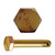 1/4 in-28 x 2-1/32" AN4 Hex Head Airframe Bolt, Cadmium Plated 1/4
