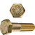 1/4"-20 x 3/4" Cap Screw, Yellow Zinc Finish 1/4"-20
