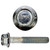 #6-32 x 3/4" Hex Flange Bolt, Zinc Plated Finish #6-32