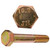 M16-2.00 x 90 mm Cap Screw, Yellow Zinc Finish M16-2.00