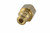1/4" Body x 1/4" FPT T-Style Tru-Flate/Parker interchange Series Plugs, Brass - PHB3C 1/4"