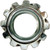 #12-24 Kep Nut, Zinc Plated #12-24