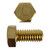 7/16"-14 x 1/2" Cap Screw, Brass 7/16"-14