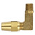 3/8" Tube x 1/4" MPT, D.O.T. Air Brake Copper Tubing 90 Deg Male Elbow - Long 3/8"