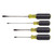 Screwdriver Set, Slotted and Phillips, 4-Piece Screwdriver