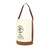 Canvas Bucket with Leather Bottom, 12" Canvas