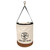 Canvas Bucket with Closing Top, 17" Canvas