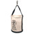 Canvas Bucket, Wide Straight-Wall with Pocket, Swivel Snap, 12" Canvas