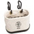 Canvas Bucket, 15-Pocket Aerial Oval Bucket with Hooks Canvas