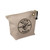Zipper Bag, Canvas Tool Pouch, 10", Natural Zipper