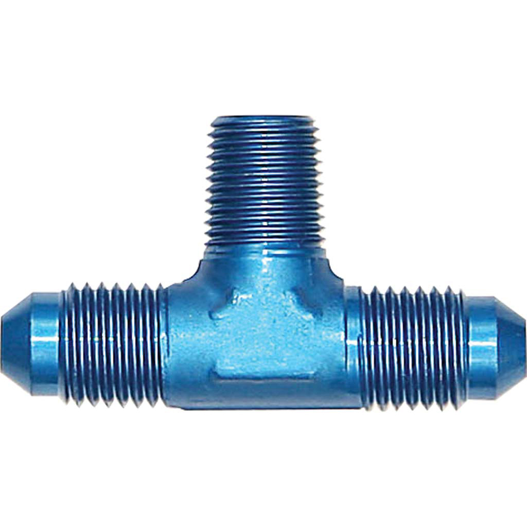 PneumaticPlus 10pc 1/8" OD X 1/8" NPT Male Branch Tee – Push To Connect Metal Fittings