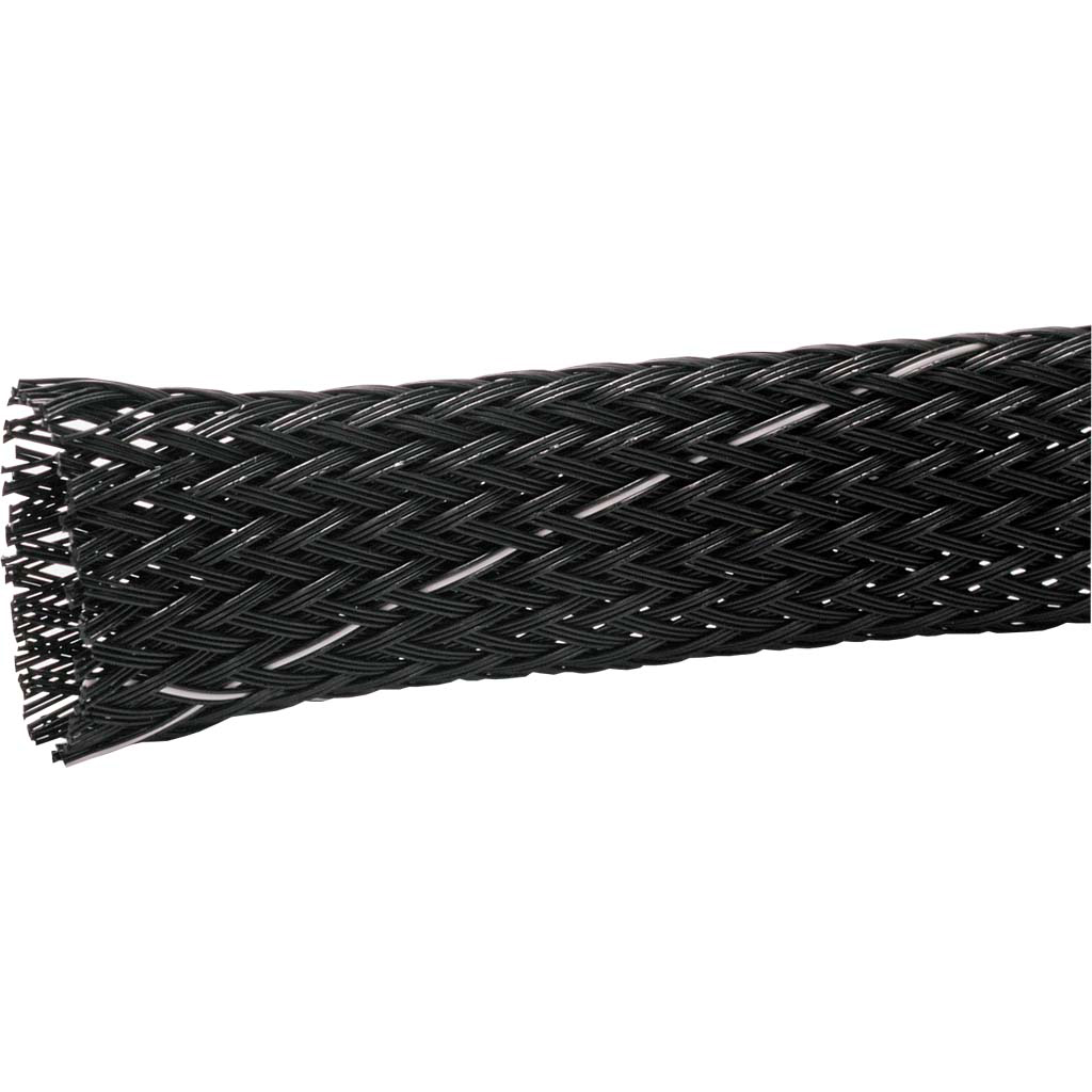 Black Braided Nylon Rope - 1/4 x 500 mil