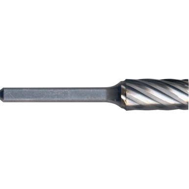 Carbide Bur - Cylindrical With End, Aluminum, 1/2