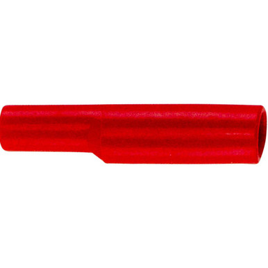 Red Alligator Clip Insulating Boot - Miniature with barrel - Hi-Line Inc.