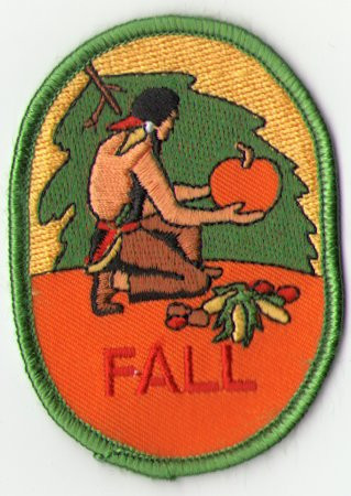 Fall Embroidered Patch