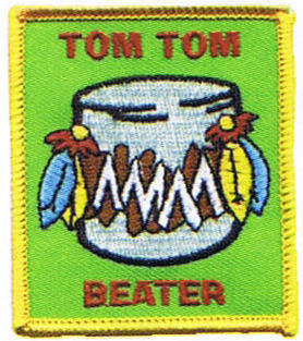 Tom Tom Beater Embroidered Patch