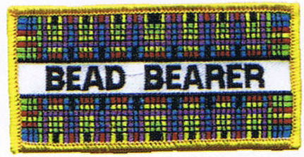 Bead Bearer Embroidered Patch